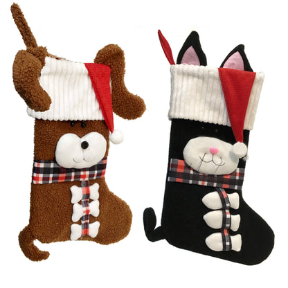 Stocking, Furry Animal Assorted