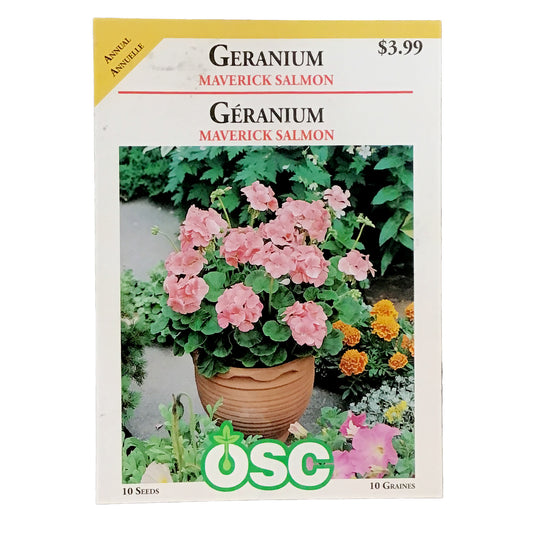 Geranium - Maverick Salmon Seeds, OSC