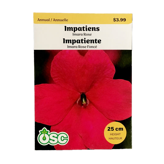 Impatiens - Imara Rose Seeds, OSC
