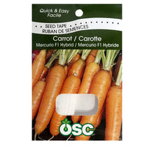 Load image into Gallery viewer, Carrot - Mercurio F1Seed Tape, OSC
