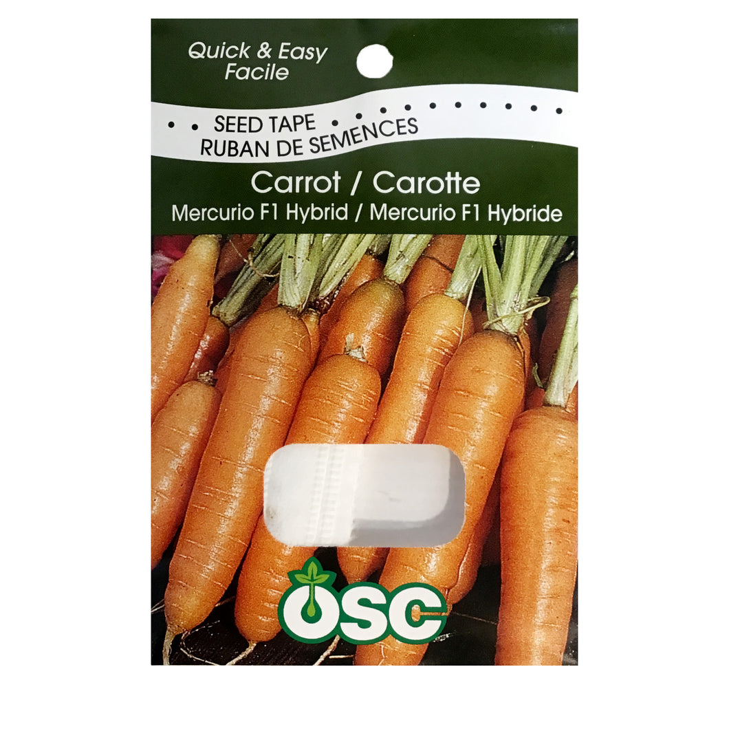 Carrot - Mercurio F1Seed Tape, OSC