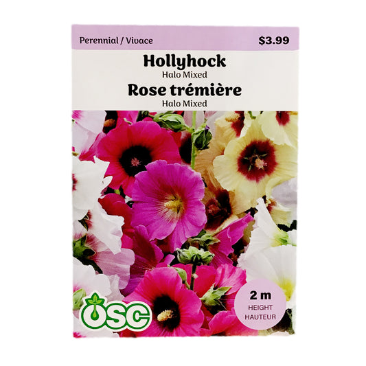 Hollyhock - Halo Mix Seeds, OSC