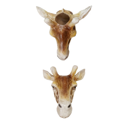 Wall Vase, Giraffe Head