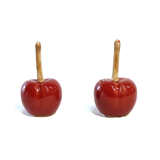 Salt & Pepper Shakers, Cherries, Stoneware