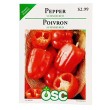 Load image into Gallery viewer, OSC, Pepper, Summer Red Seeds
