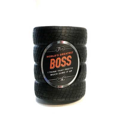 Man Cave - Assorted Rubber Tire Drink Holders