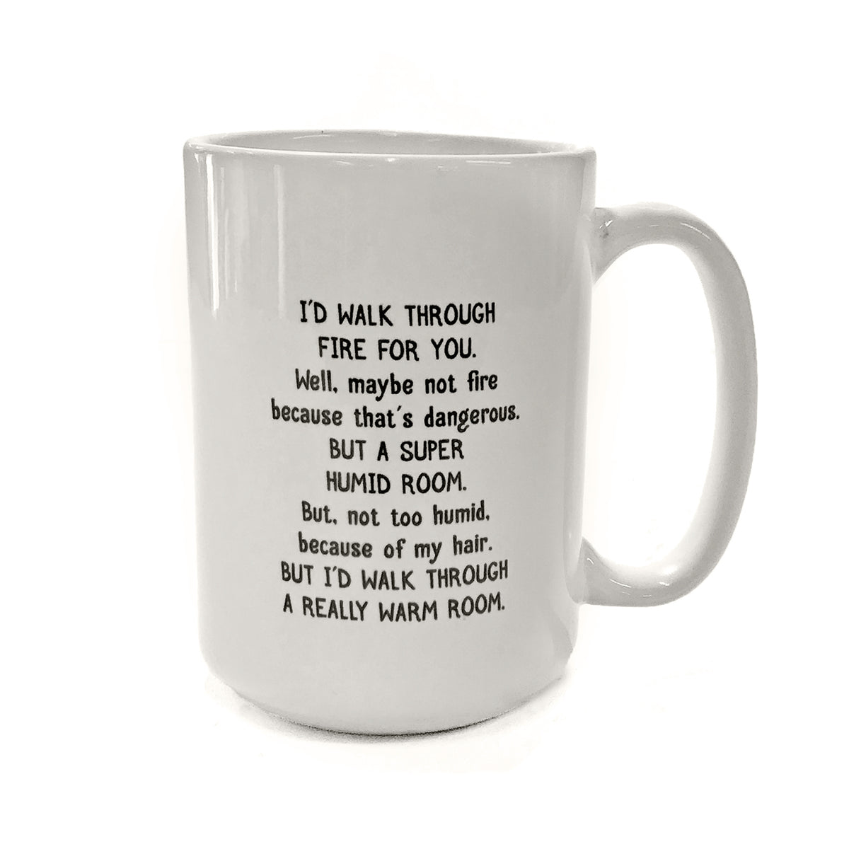 Ceramic Mug, Walking Thru Fire, 15oz