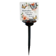 Solar Stake, Sq Butterfies