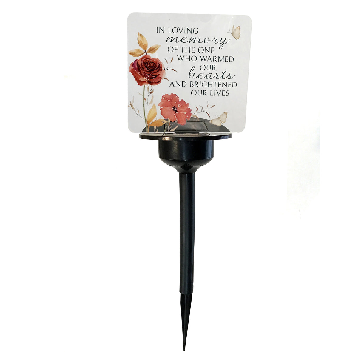 Solar Stake, Sq In Loving Memory