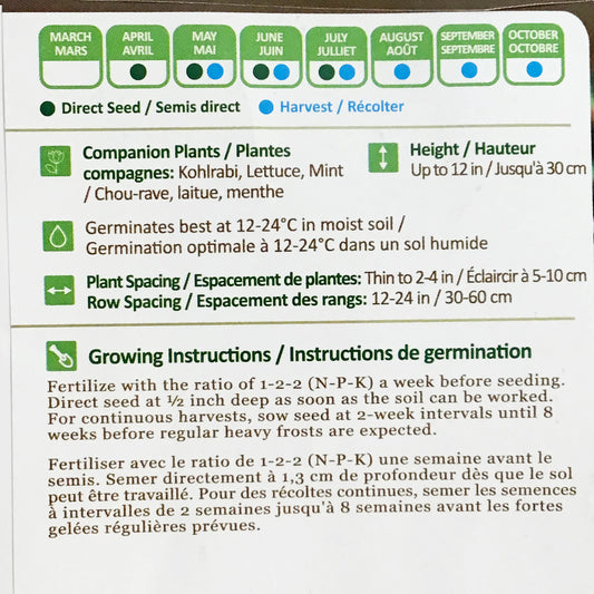 Beetroot - Flat Of Egyptian Seeds, NW
