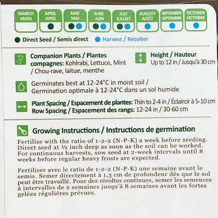 Beetroot - Flat Of Egyptian Seeds, NW