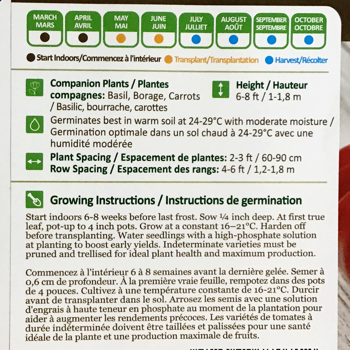 Tomato - German Johnson (Organic) Seeds, NW