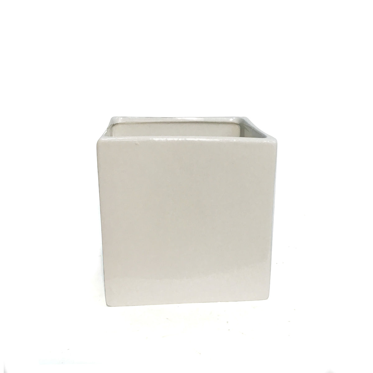 Pot, Ceramic, 4in, White Cube