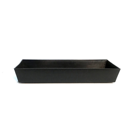 Planter, Black Plastic Rectangle