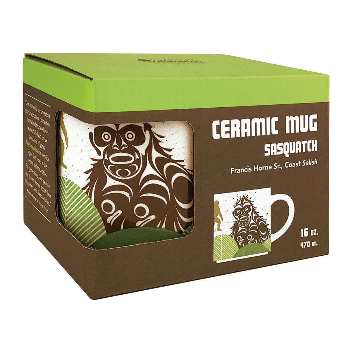 Ceramic Mug, Sasquatch, 16oz