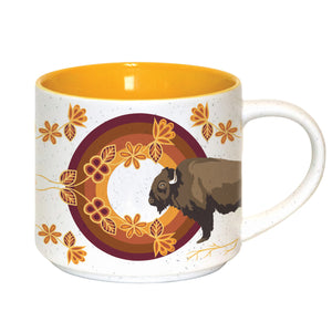 Ceramic Mug, Buffaloes, 16oz