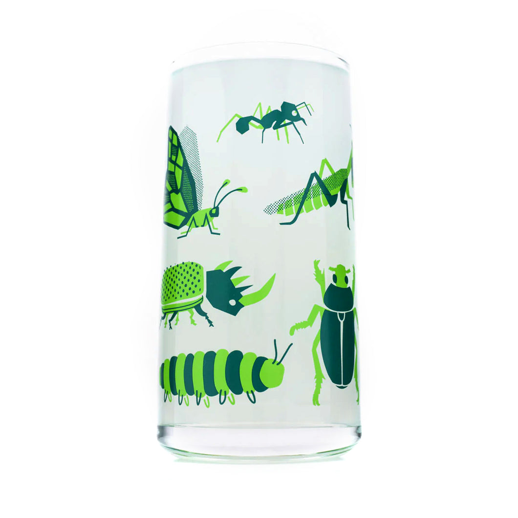 Retro Insects Glass