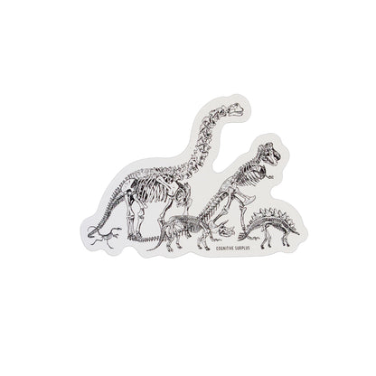 Dino Commute Sticker