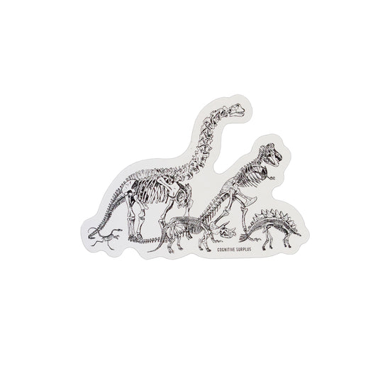 Dino Commute Sticker