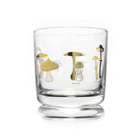 Poisonous Mushrooms Whiskey Glass