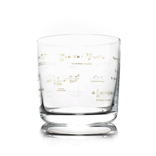 Equations Of The World Whiskey Glass