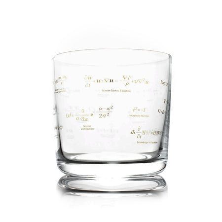 Equations Of The World Whiskey Glass