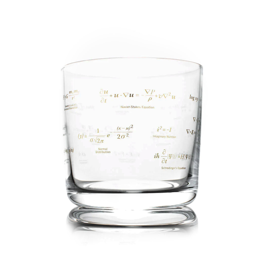 Equations Of The World Whiskey Glass