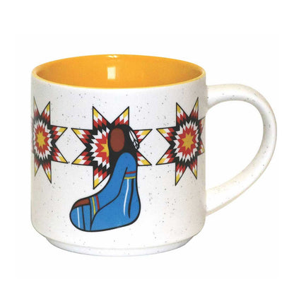 Ceramic Mug, Her Ribbon Dress, 16oz