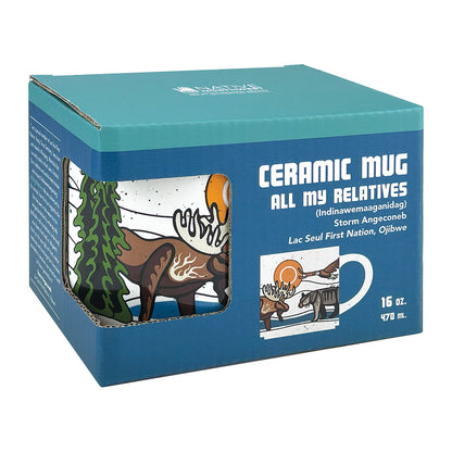 Ceramic Mug, All My Relatives, 16oz