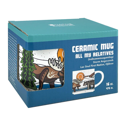 Ceramic Mug, All My Relatives, 16oz