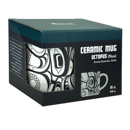 Ceramic Mug, Octopus, 16oz