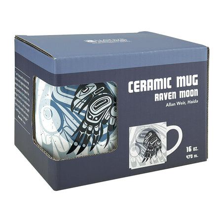 Ceramic Mug, Raven Moon, 16oz