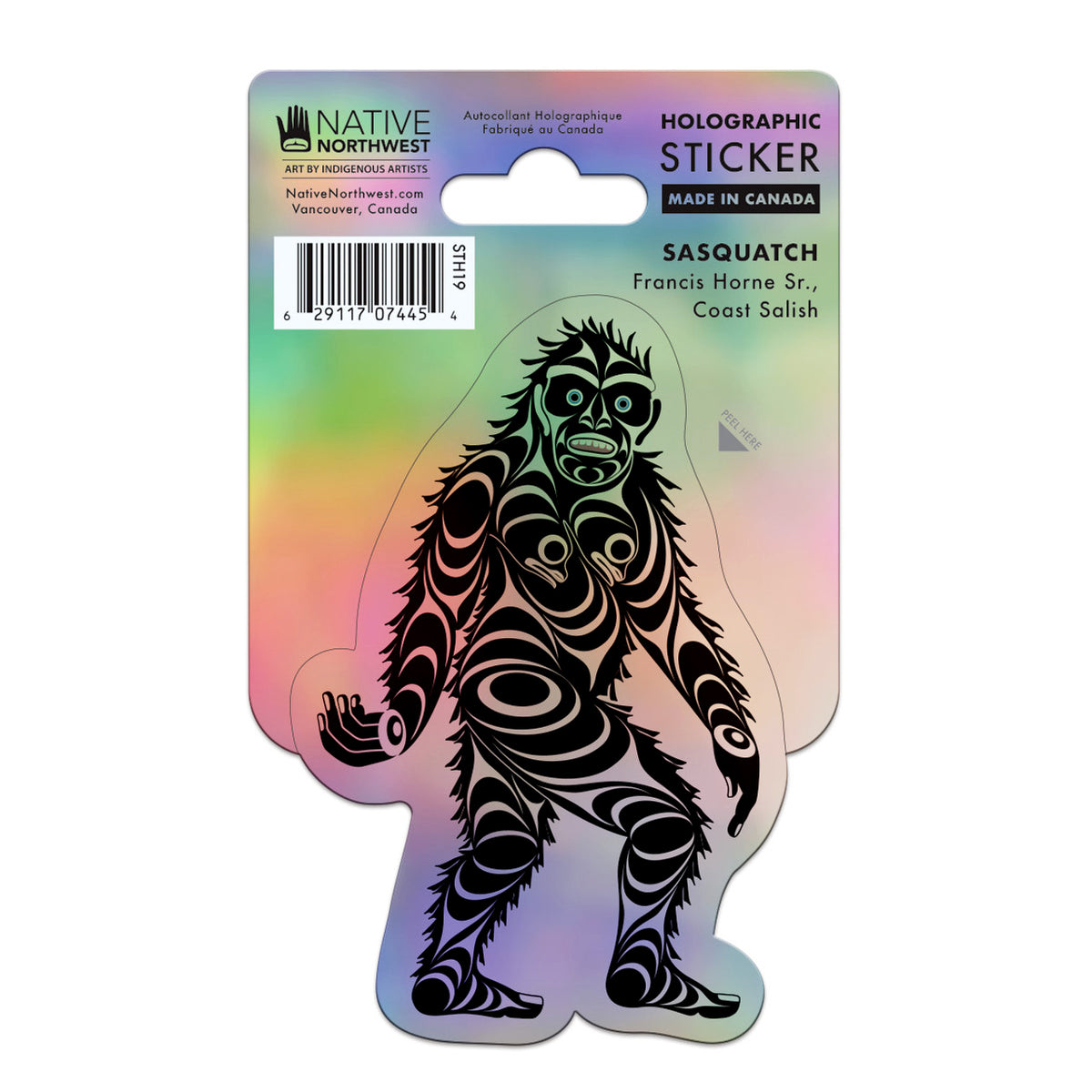 Sasquatch Holographic Sticker