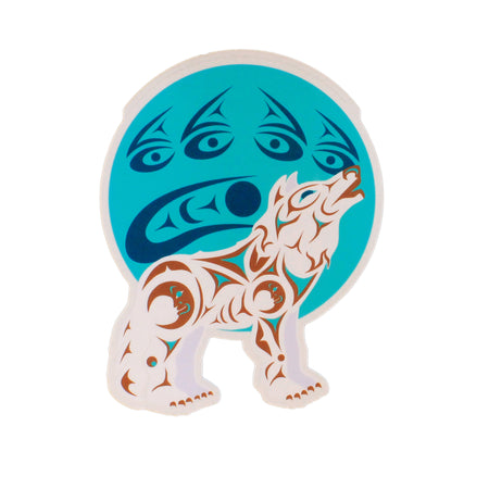 Howling Wolf Decal