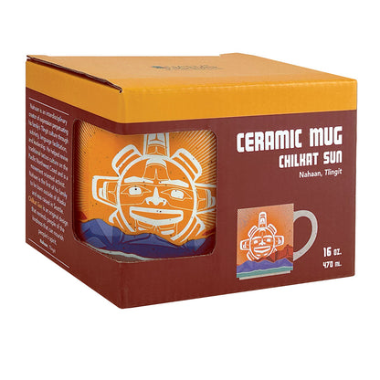 Ceramic Mug, Chilkat Sun 16oz