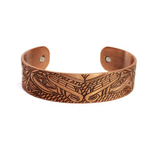 Load image into Gallery viewer, Wolves Copper Bracelet
