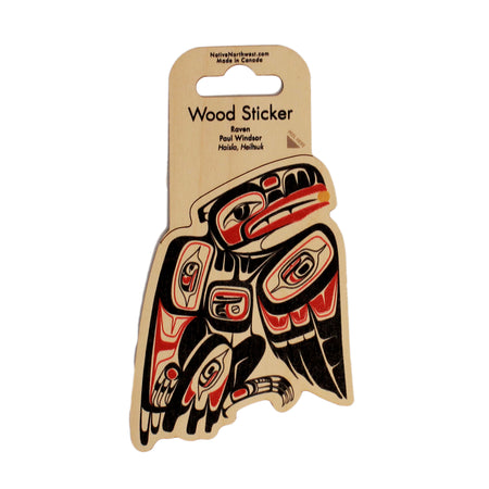 Eagle Wood Sticker