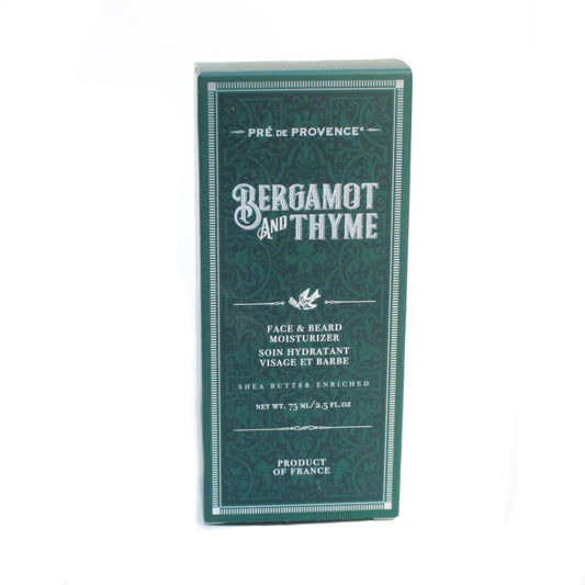 Mens Bergamot & Thyme Face & Beard Cream, 75ml