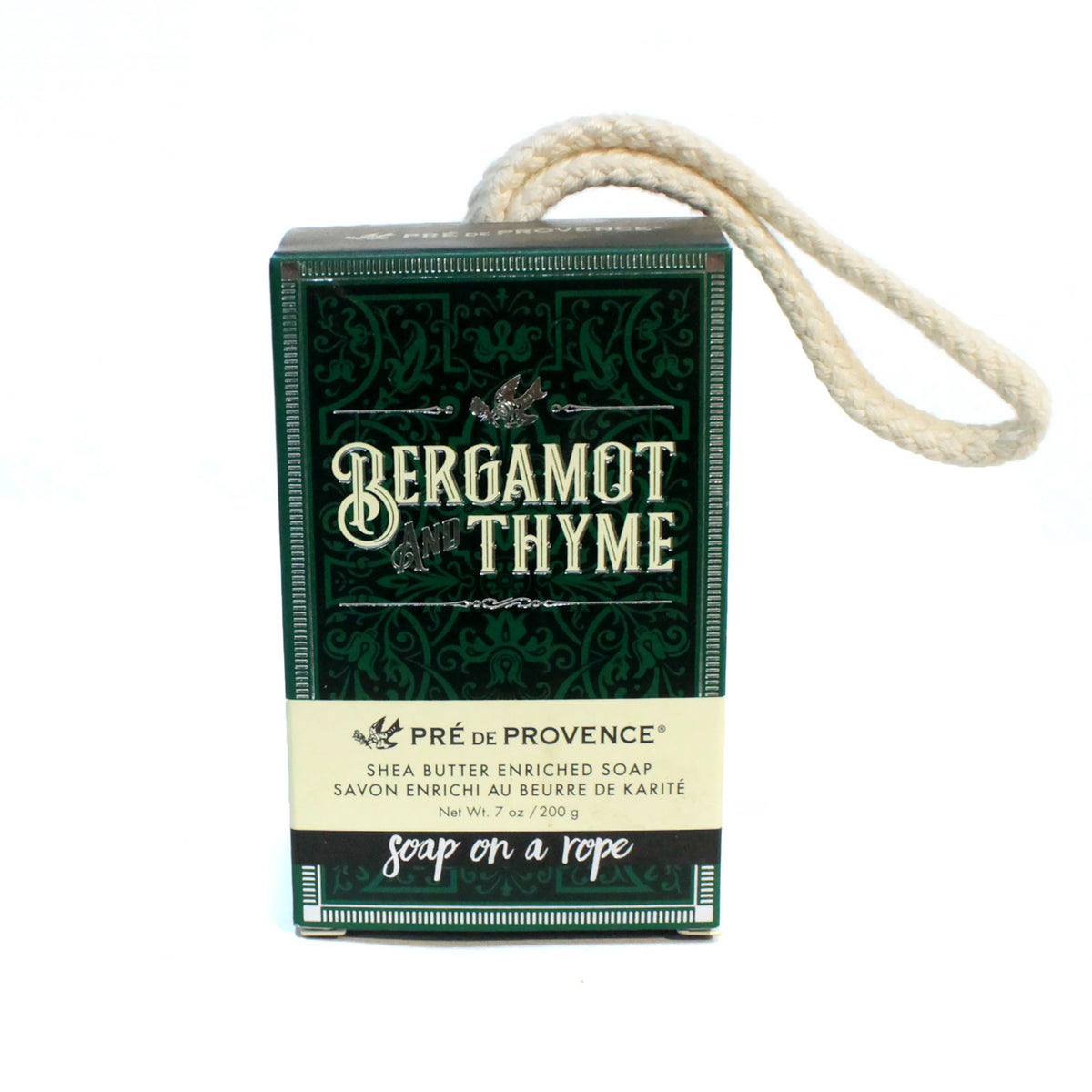 Mens Bergamot & Thyme Soap On A Rope, 200g