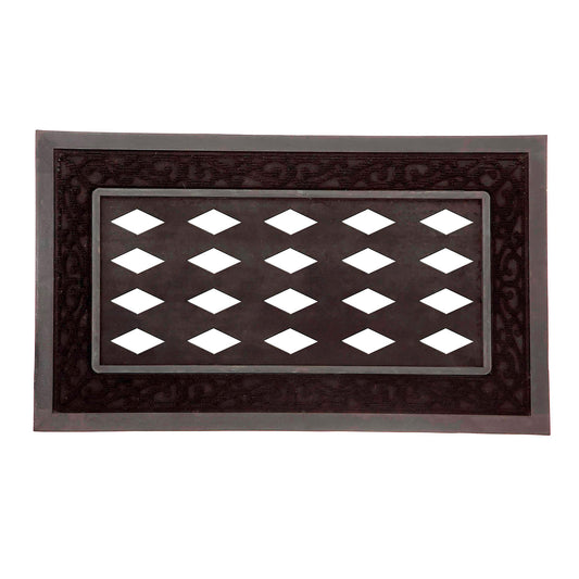 Black Scroll Sassafras Switch Door Mat Tray