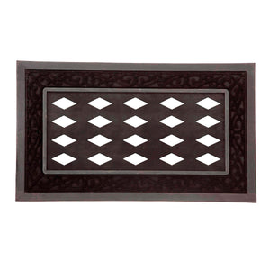 Black Scroll Sassafras Switch Door Mat Tray