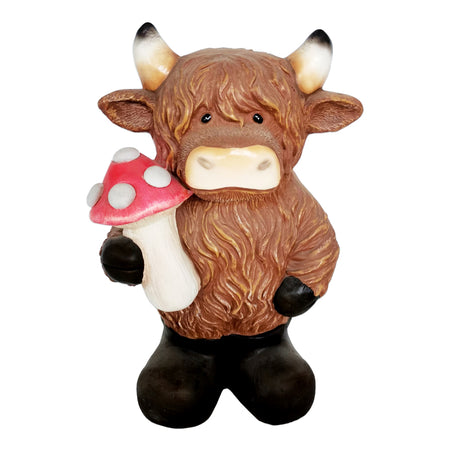 Highland Cow Mushrooms, Statue