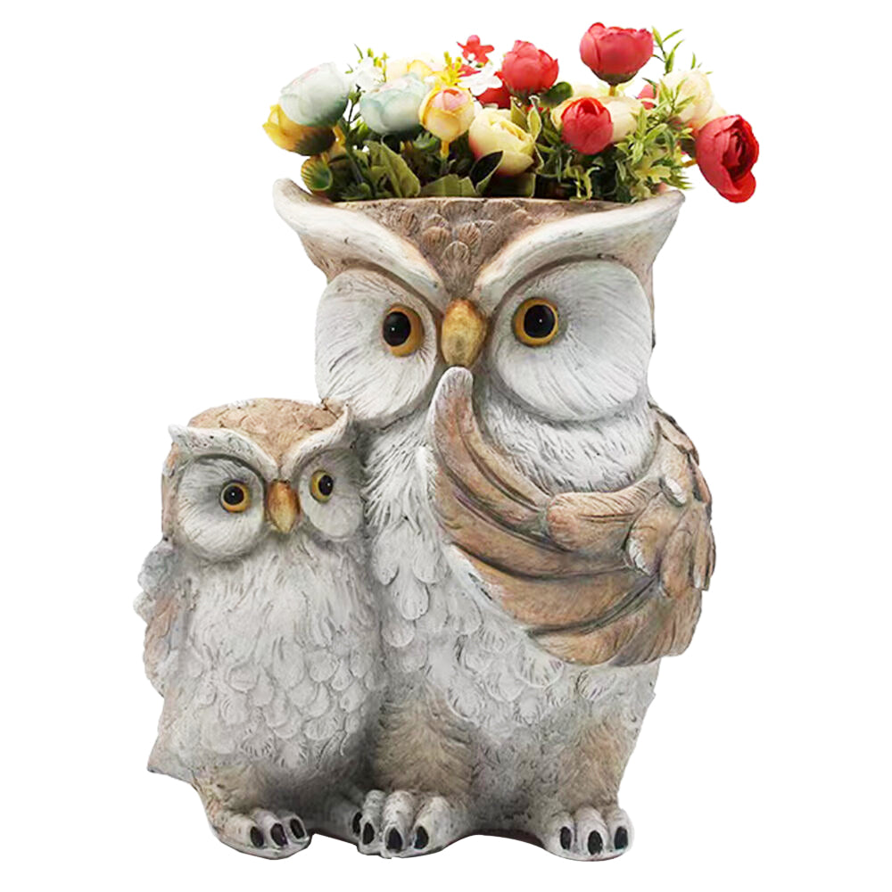 Duo Owl PLanter