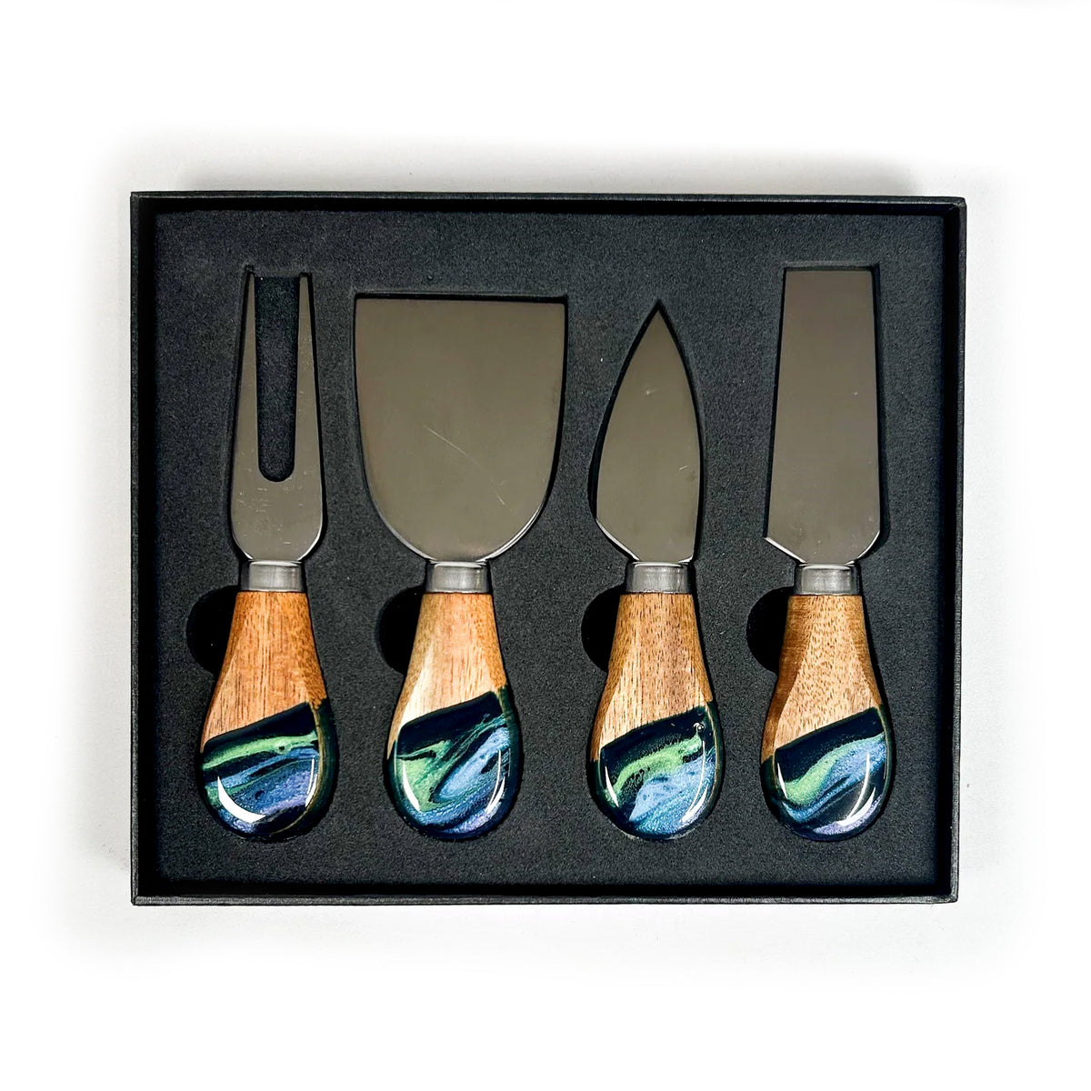 Resin Cheese Knife Set, Ocean Vibes