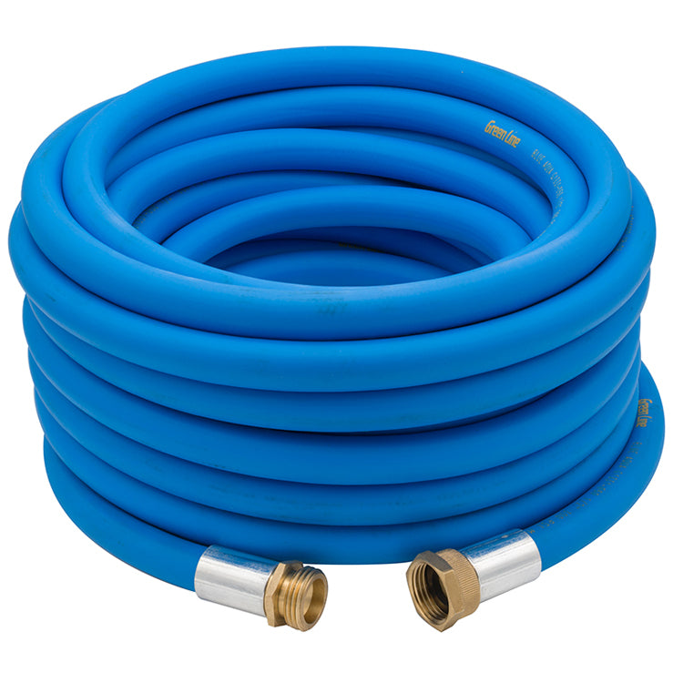 Green Line Blue Aqua Water Hose, 1/2in, 50ft