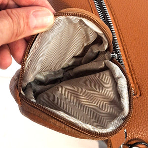 Emma Belt Bag W/ Coin Purse, Caramel