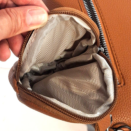 Emma Belt Bag W/ Coin Purse, Caramel