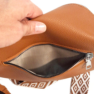 Emma Belt Bag W/ Coin Purse, Caramel