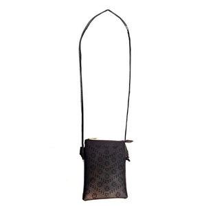 Emma Cross Body Laser Cut, Black