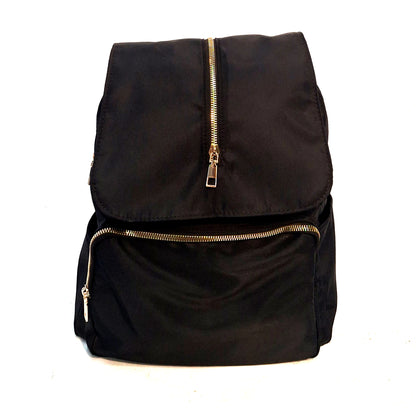 Olivia Nylon Backpack, Black